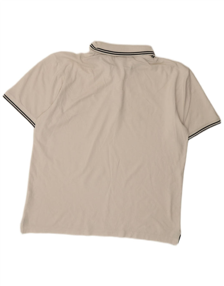 Camisa polo masculina Champion médio algodão branco