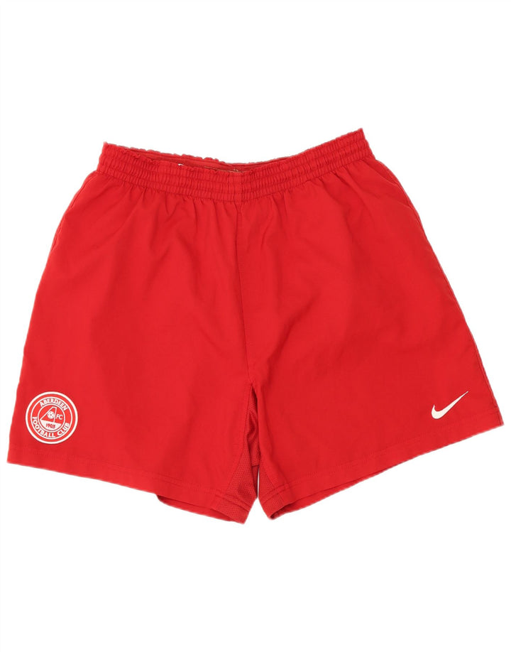 Nike Masculino Aberdeen F.C. Shorts Esportivos Gráficos Pequenos Poliéster Vermelho