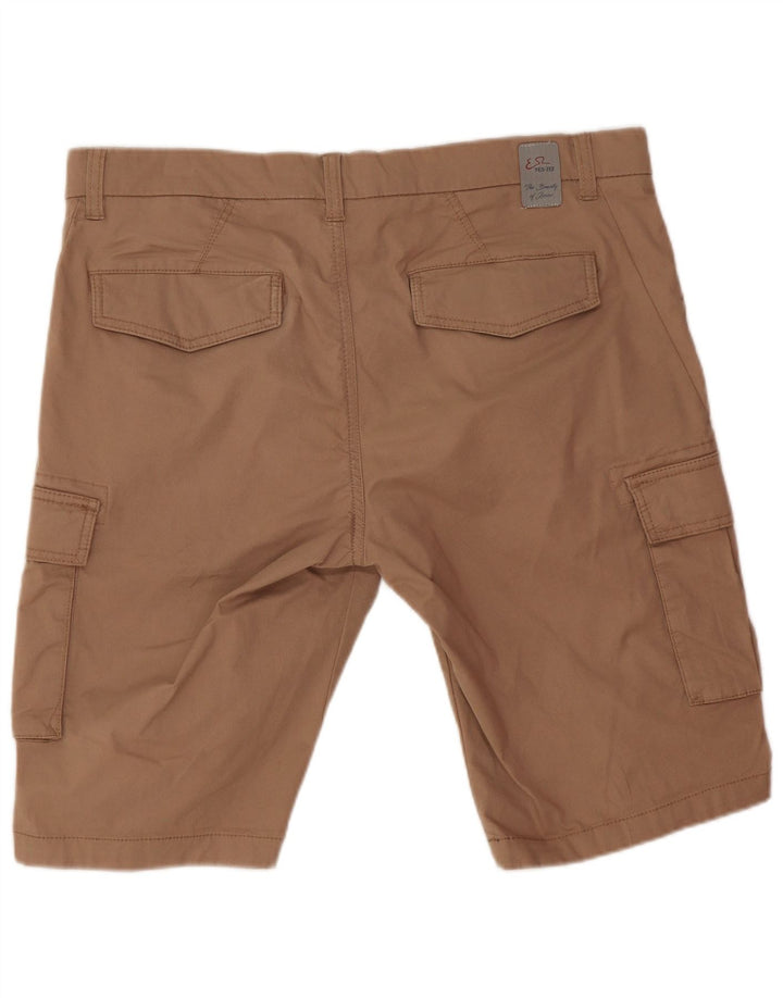 Shorts cargo masculino Yes Zee W33 algodão bege médio