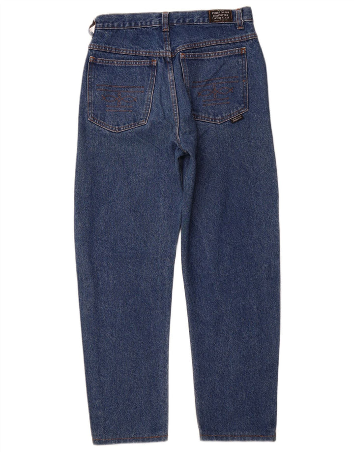 Calça jeans reta masculina BENETTON W28 L27 algodão azul