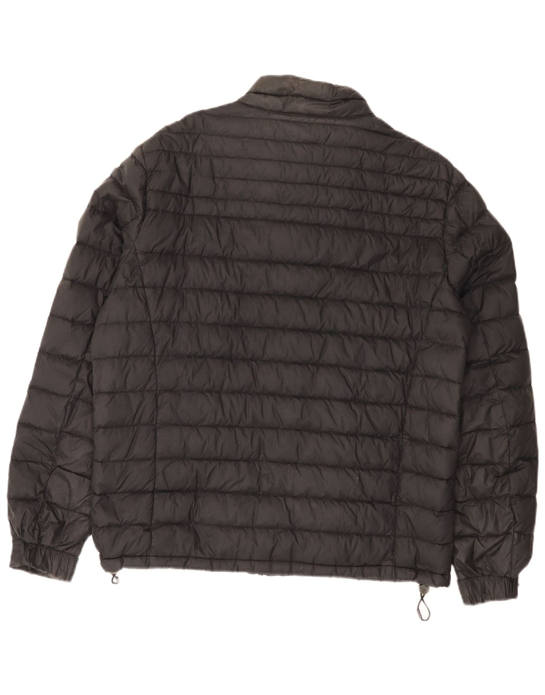 Jaqueta acolchoada masculina Massimo Dutti UK 40 grande nylon preto