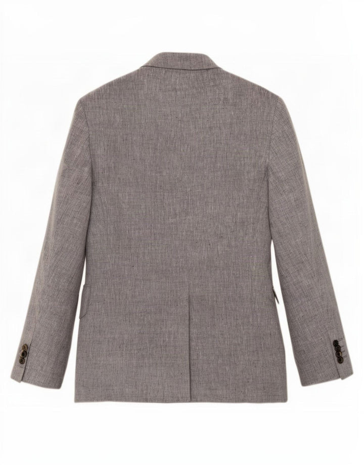 Jaqueta blazer masculina Tommy Hilfiger com 3 botões IT 52 XL cinza manchada