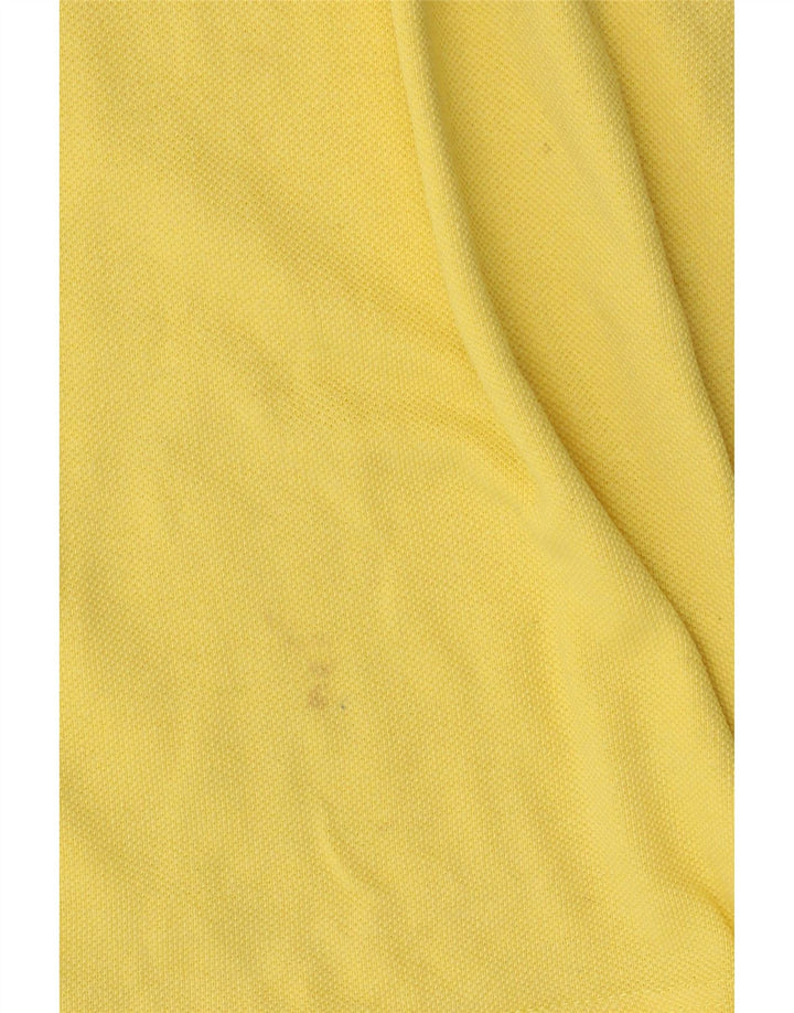 Camisa polo masculina Izod XL algodão amarelo