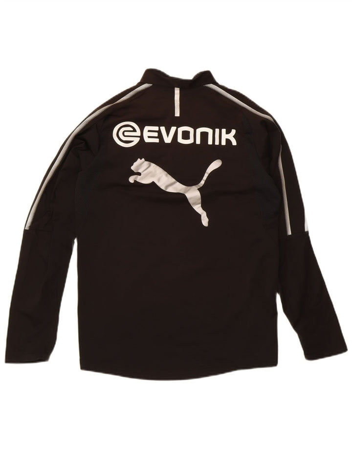 PUMA Boys BVB Dortmund Graphic Pullover Tracksuit Top 13-14 Years Black