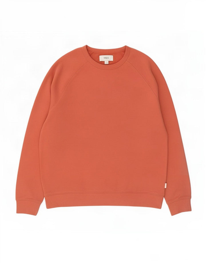 Suéter masculino Marks & Spencer grande algodão rosa