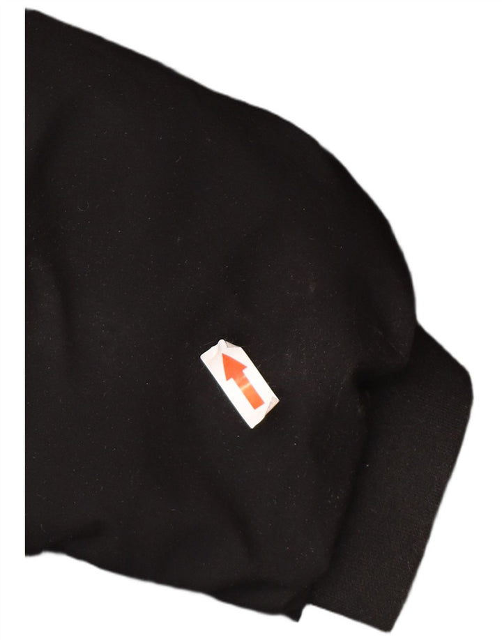 Jaqueta acolchoada com capuz feminina Dkny UK 6 XS preto poliéster inverno