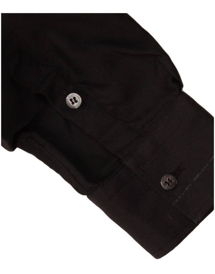 Camisa masculina DOLCE & GABBANA IT 48 algodão preto médio