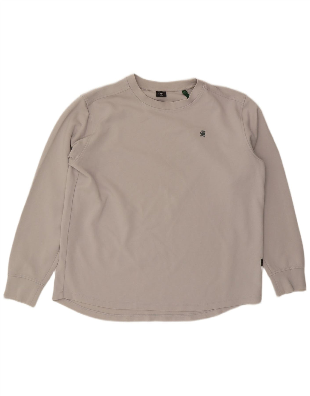 G-Star Mens Top Manga Longa XL Algodão Cinza