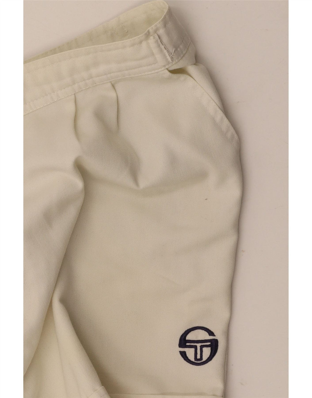 SERGIO TACCHINI Shorts chino feminino W36 grande branco