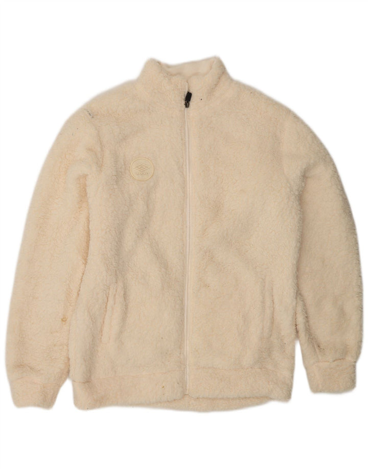 Jaqueta de lã feminina UMBRO UK 18 XL poliéster branco