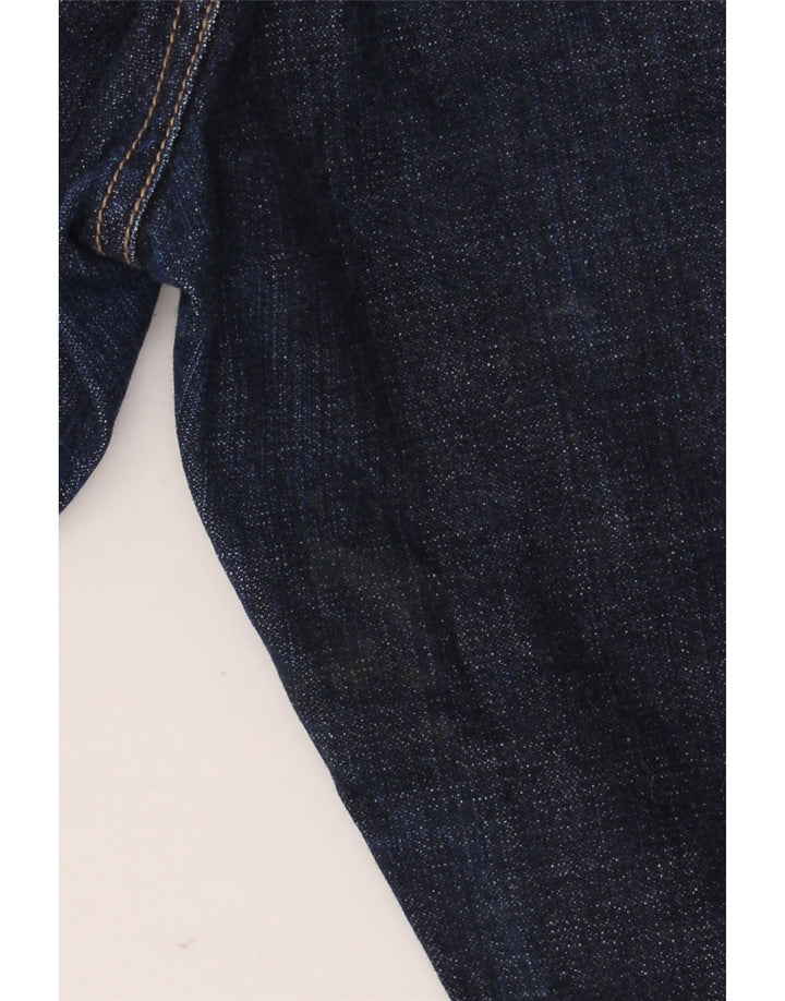 Calça jeans feminina Levi's 525 Bootcut US 10 médio W32 L32 azul marinho algodão
