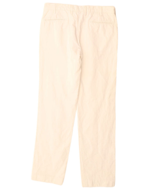 Calça masculina reta MASSIMO DUTTI UE 42 grande W32 L32 branco