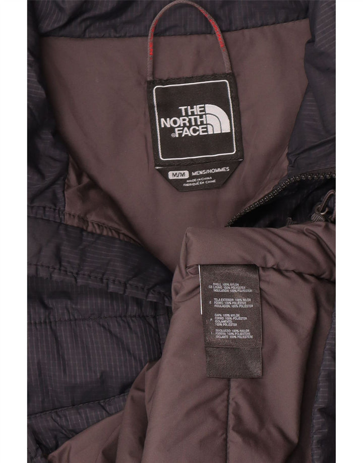 Jaqueta acolchoada masculina The North Face UK 38 nylon xadrez azul marinho médio