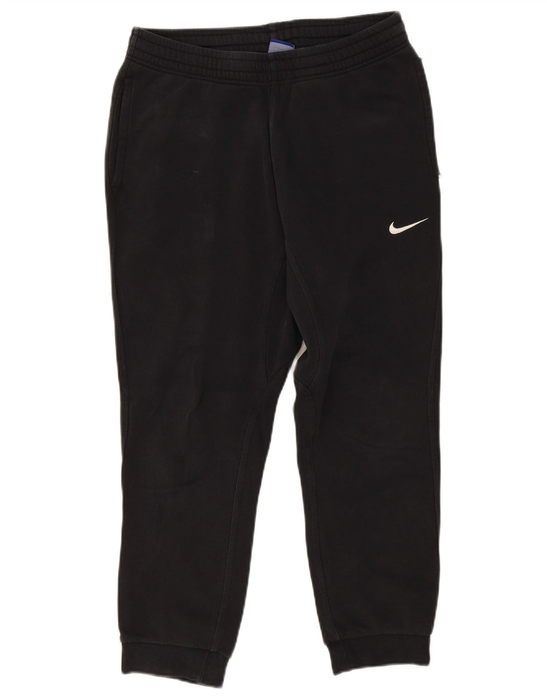 Calça de treino feminina Nike Joggers UK 14 médio preto algodão