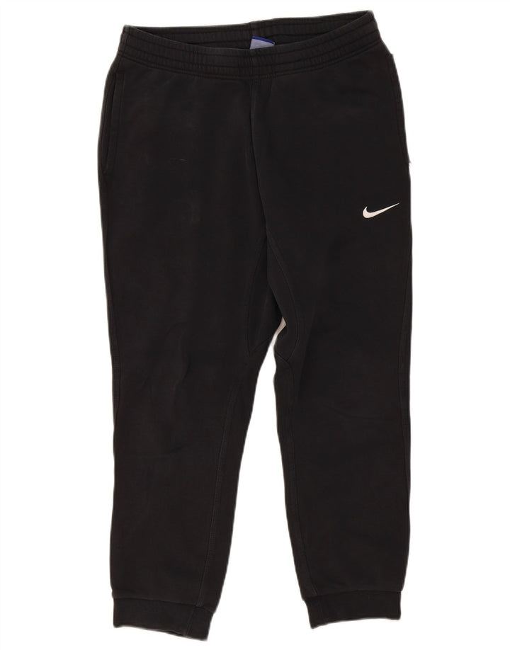 Calça de treino feminina Nike Joggers UK 14 médio preto algodão