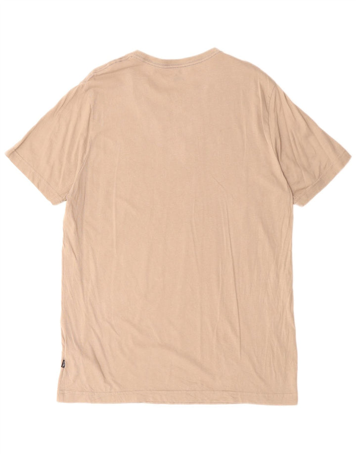 Camiseta masculina Puma Graphic Top grande algodão bege