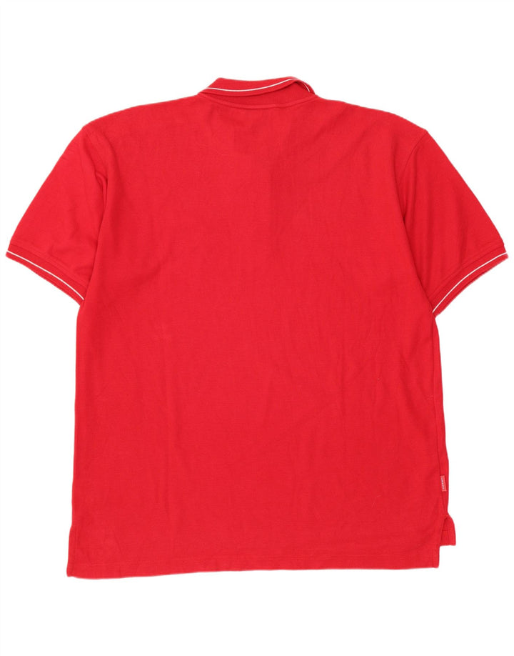 Camisa polo masculina Umbro XL poliéster vermelho