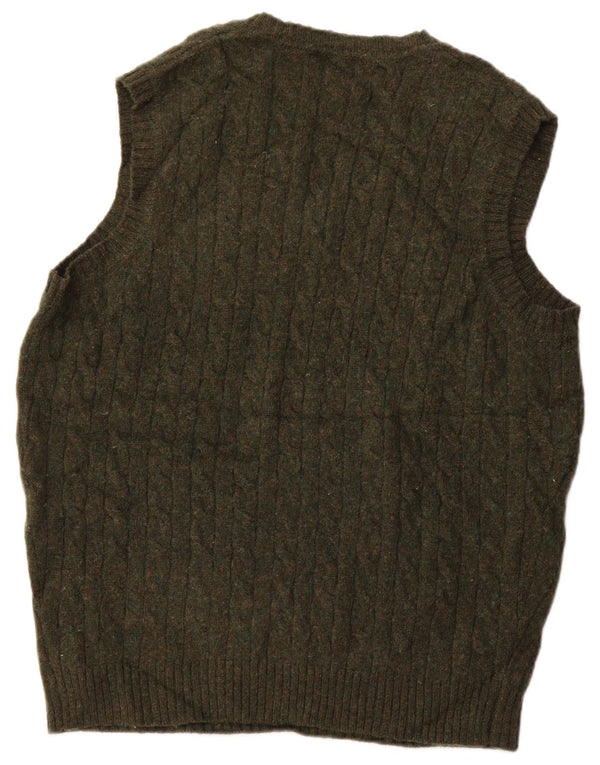 LLBean Mens Colete Regata 2XL Lã Verde