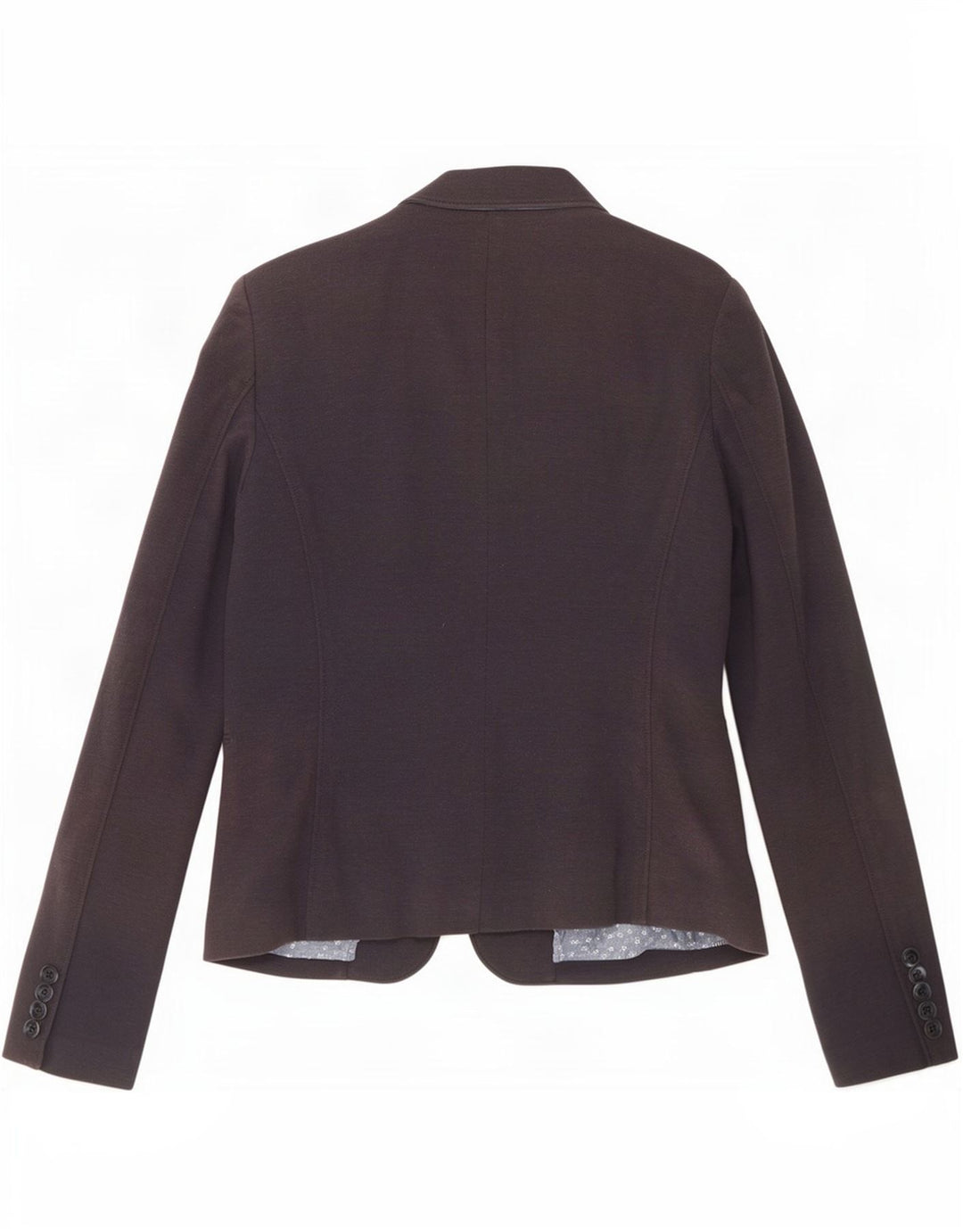 Jaqueta blazer feminina Tommy Hilfiger com 1 botão Reino Unido 12 algodão azul marinho médio