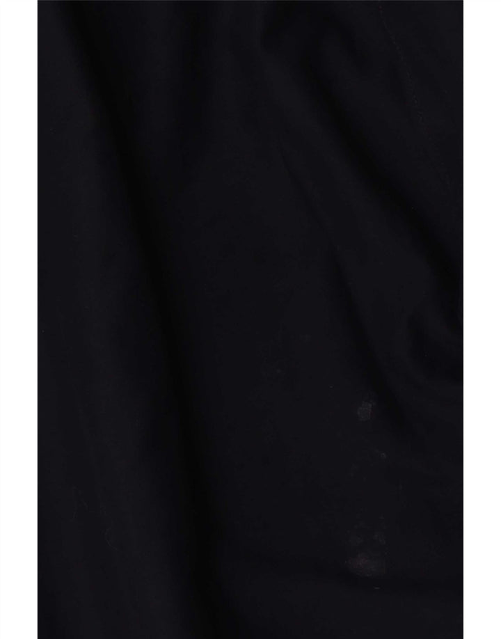 Calça de treino masculina Adidas UK 44/46 grande poliéster azul marinho