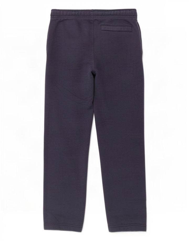 Calça de treino masculina Nike pequena azul marinho algodão