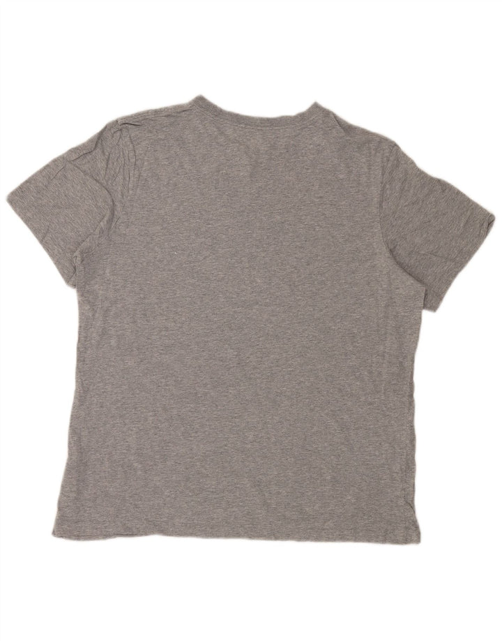 Camiseta masculina NIKE grande algodão cinza