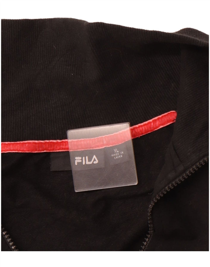 Casaco de treino FILA Meninas 13-14 Anos XL Preto Colourblock Sports