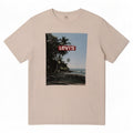 Camiseta gráfica masculina Levi's Top grande branco