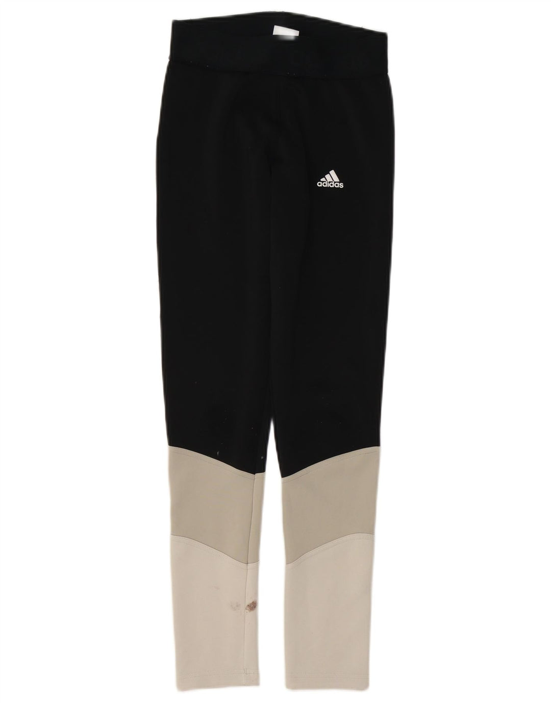 Leggings Adidas Mulher UK 4/6 XS Preto Colorblock Poliéster