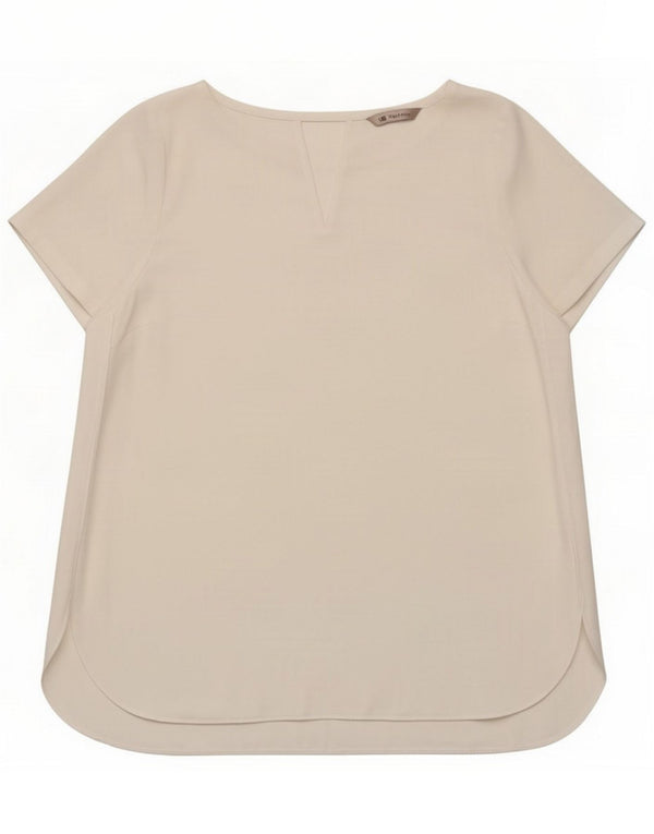 Blusa feminina Marks & Spencer Top Reino Unido 16 Grande Branco