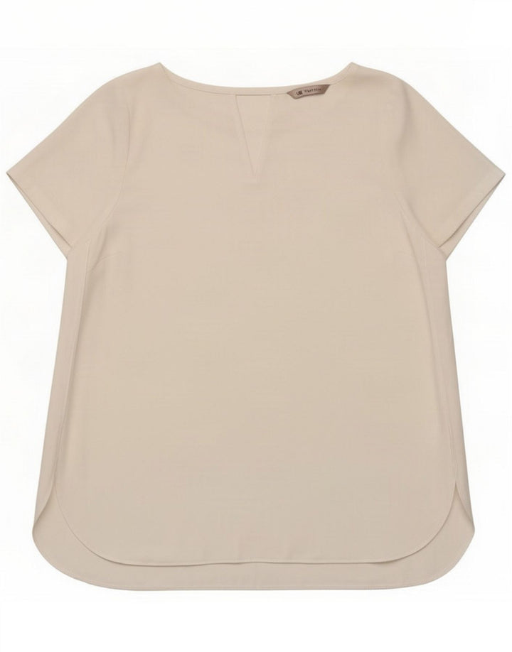 Blusa feminina Marks & Spencer Top Reino Unido 16 Grande Branco