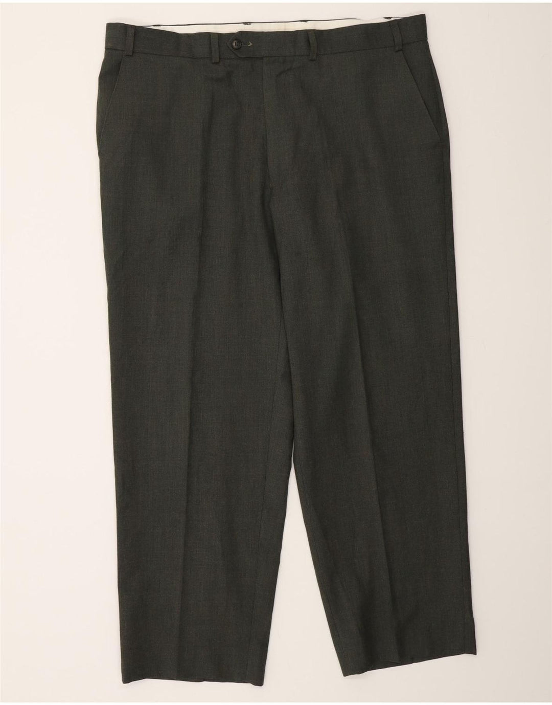 Calça masculina Marks & Spencer St. Michael Straight Suit W40 L29 Verde