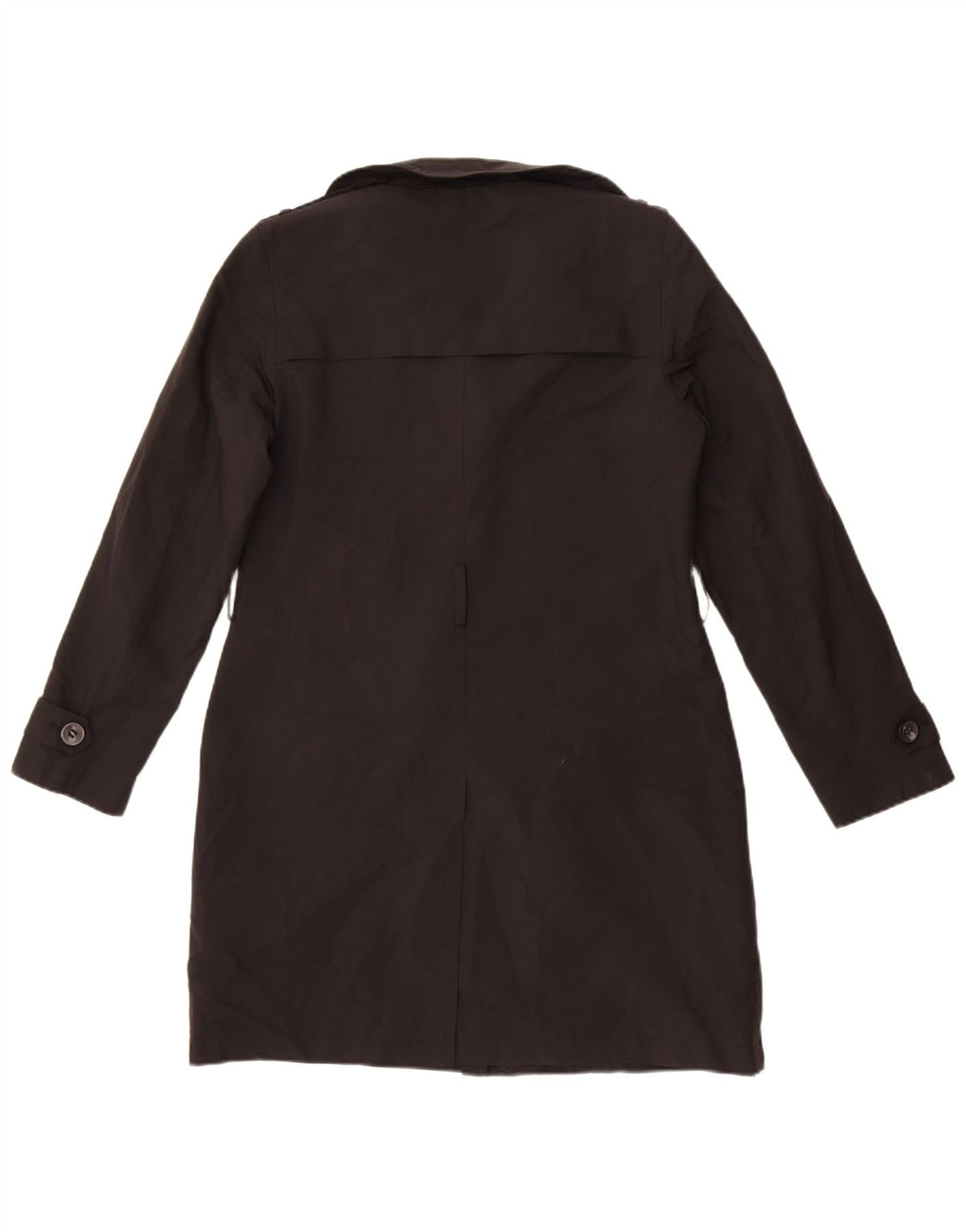 Casaco impermeável feminino Marks & Spencer Reino Unido 12 poliéster preto médio