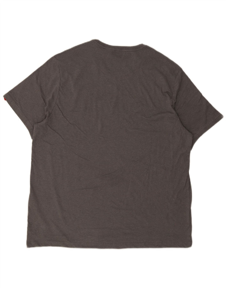 Camiseta masculina LEVI'S Top 2XL algodão cinza