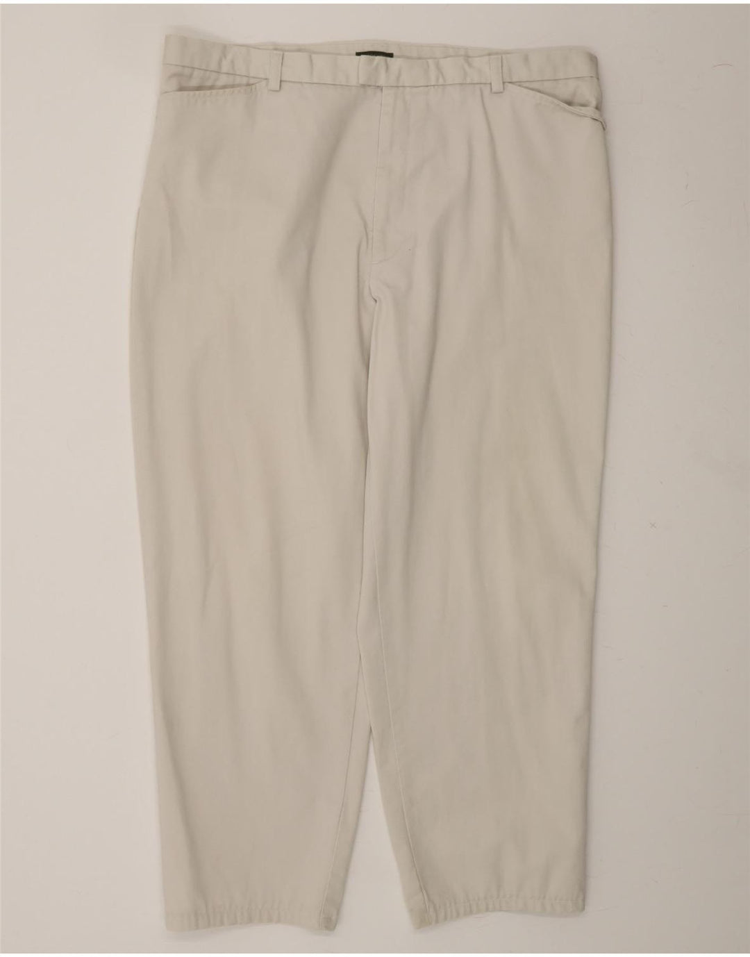 DOCKERS Womens Tapered Casual Trousers W37 L27 White Cotton Vintage Dockers and Second-Hand Dockers from Messina Hembry 