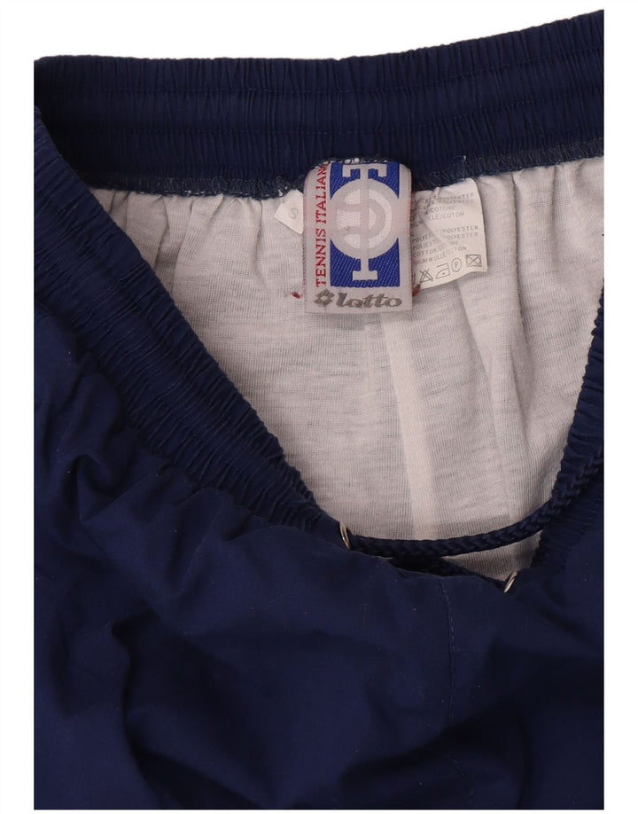 Calça de treino masculina Lotto Joggers pequeno poliéster azul marinho