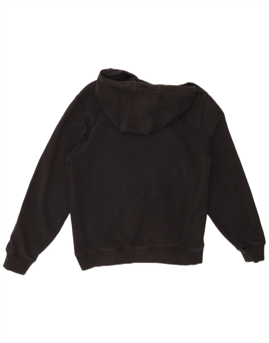 Suéter com capuz gráfico masculino HUGO BOSS pequeno preto