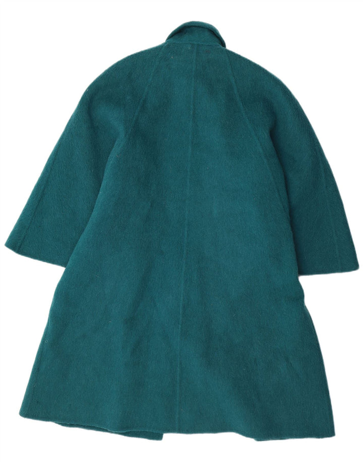 Sobretudo feminino Gallara oversized IT 42 lã de alpaca turquesa média