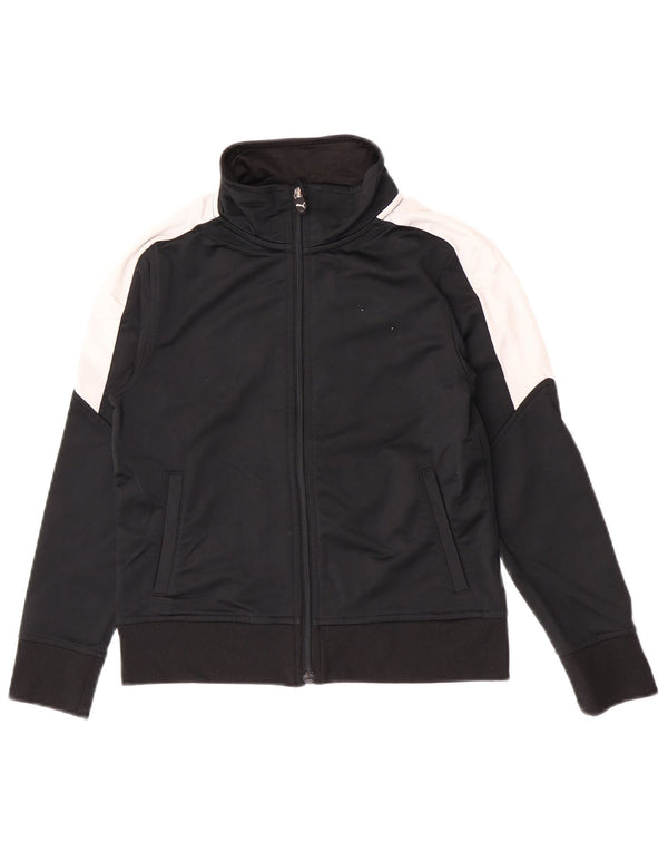 Jaqueta Puma Meninos Treino Top 7-8 Anos Pequeno Preto Colourblock Poliéster