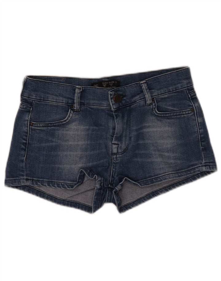 Shorts jeans feminino ZARA EU 36 XS W26 azul