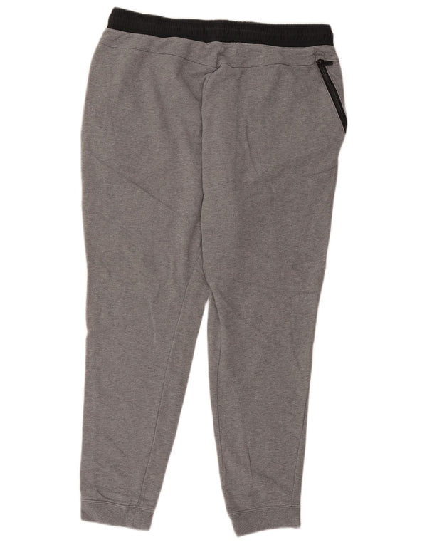 Calça de treino masculina Nike XL cinza colorblock algodão