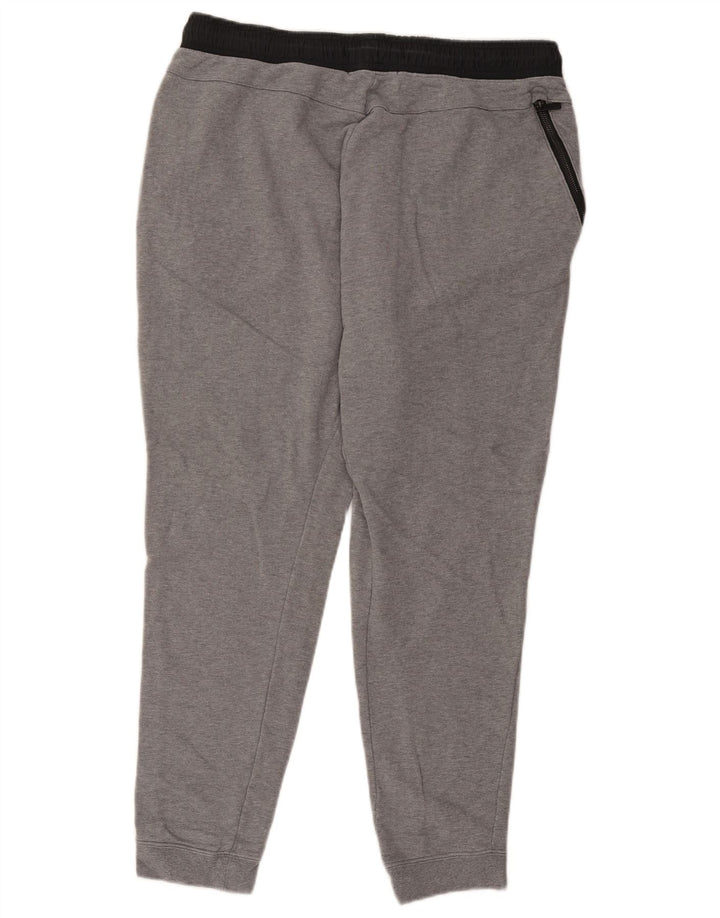 Calça de treino masculina Nike XL cinza colorblock algodão