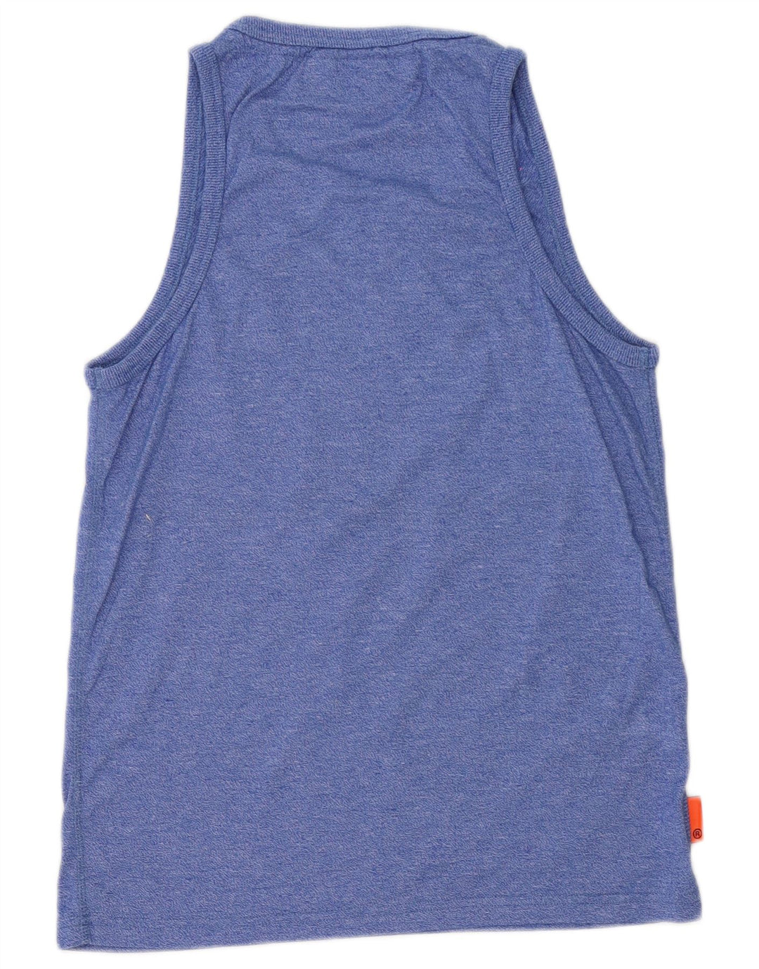 Superdry Mens Graphic Vest Top Grande Azul