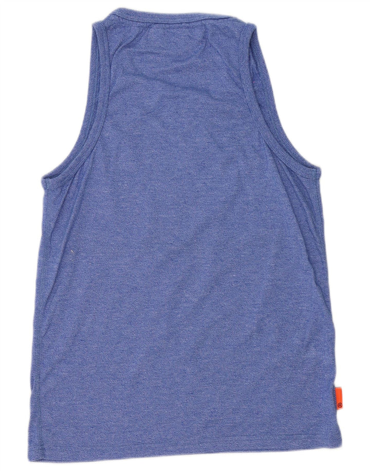 Superdry Mens Graphic Vest Top Grande Azul