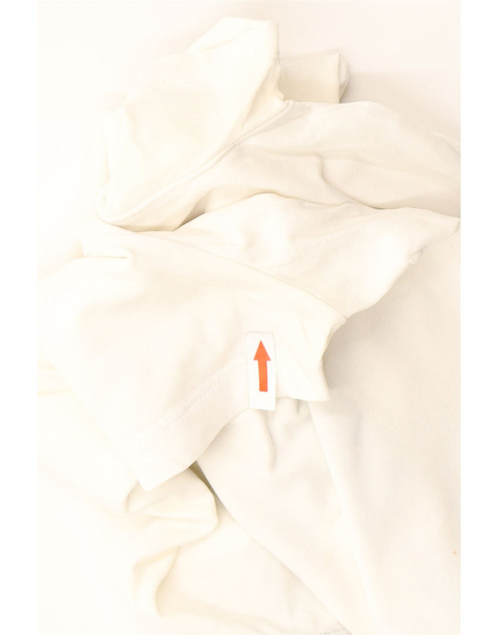 Camiseta gráfica masculina ICEBERG de algodão branco médio