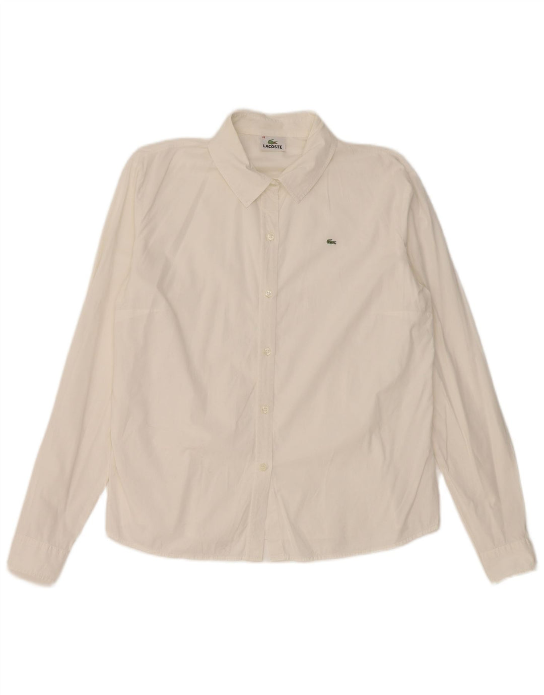 Camisa feminina Lacoste tamanho 44 grande branco