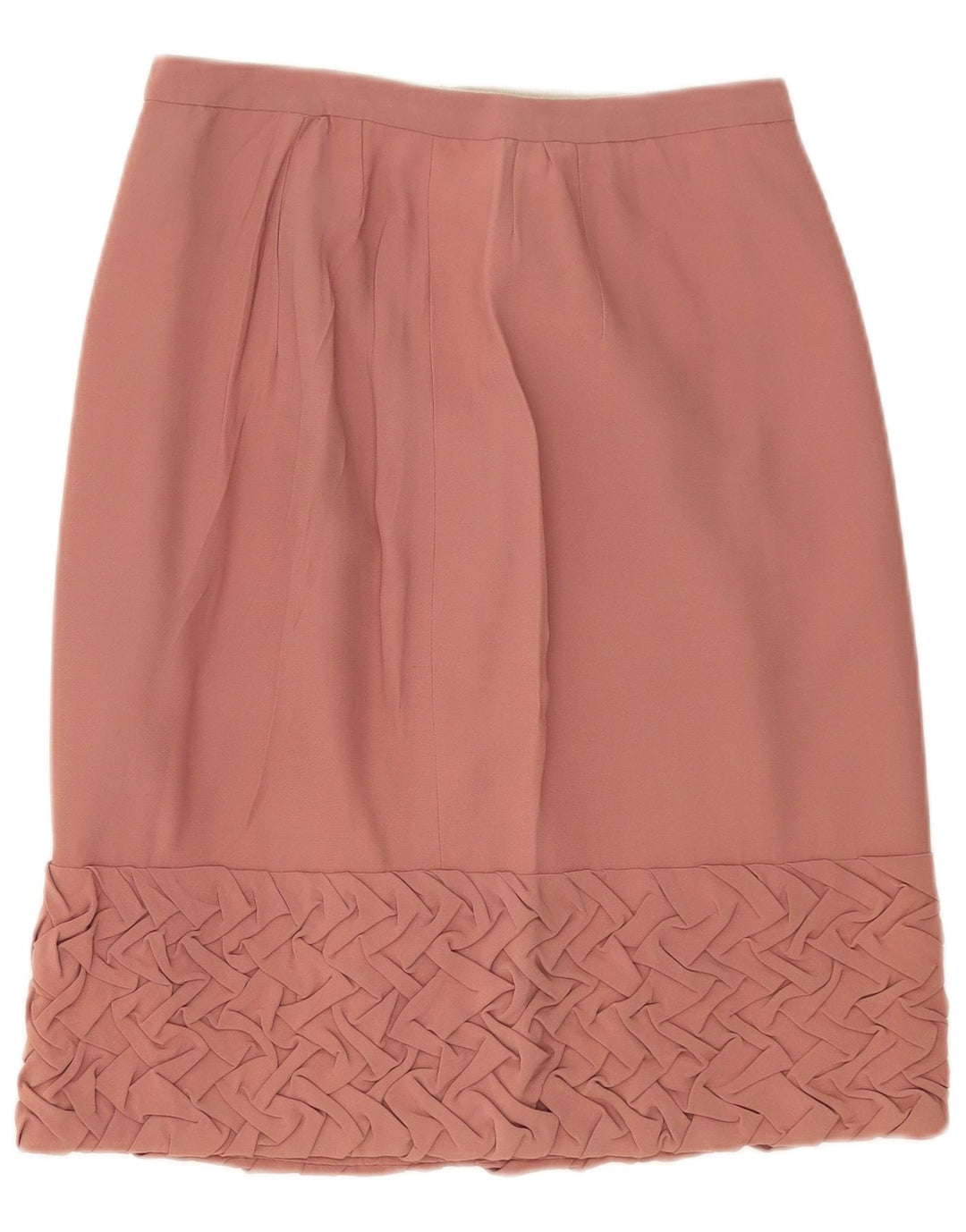 Saia reta feminina VINTAGE W28 rosa médio