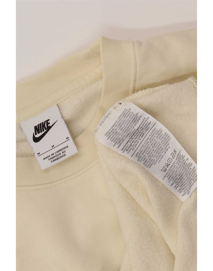 Moletom gráfico masculino Nike Jumper médio off white colorblock algodão