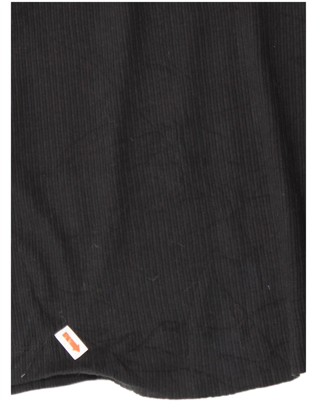 J. CREW Top feminino manga comprida UK 16 grande preto