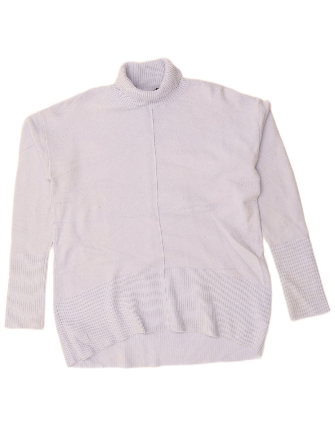 Suéter feminino FRENCH CONNECTION com gola redonda Reino Unido 10 pequeno roxo